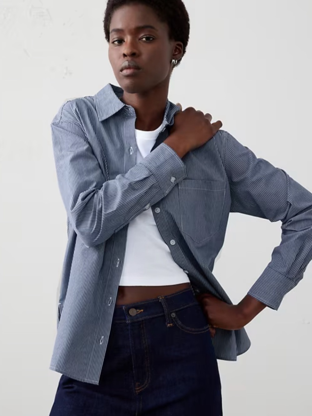 Banana Republic classic poplin shirt size S new without tags